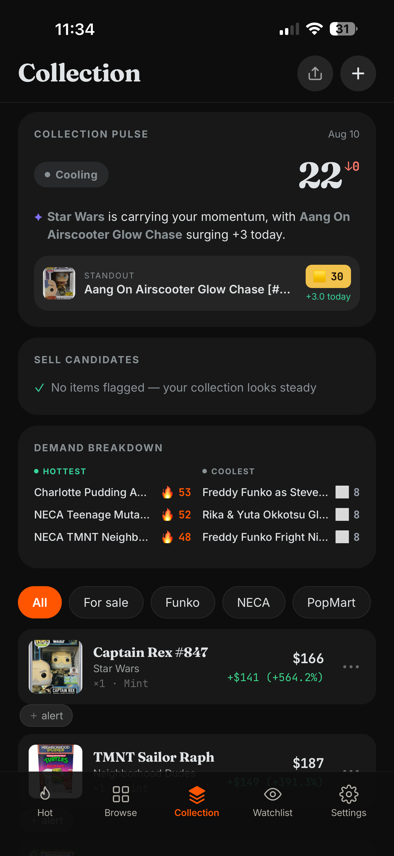 Trendnable — collection pulse AI insights